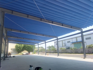 Đội thợ thi công lắp đặt mái che cơ quan nhanh chóng tại Hà Tĩnh | Gọi là có mặt